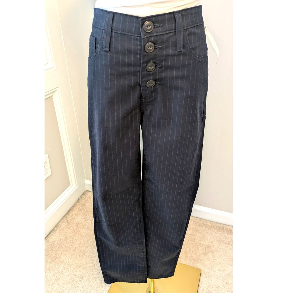 AG Jeans Jodi Crop Pinstripe Trousers